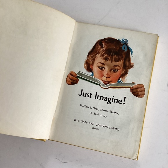 1960 Just Imagine! Educational reading book - Picture 8 of 9